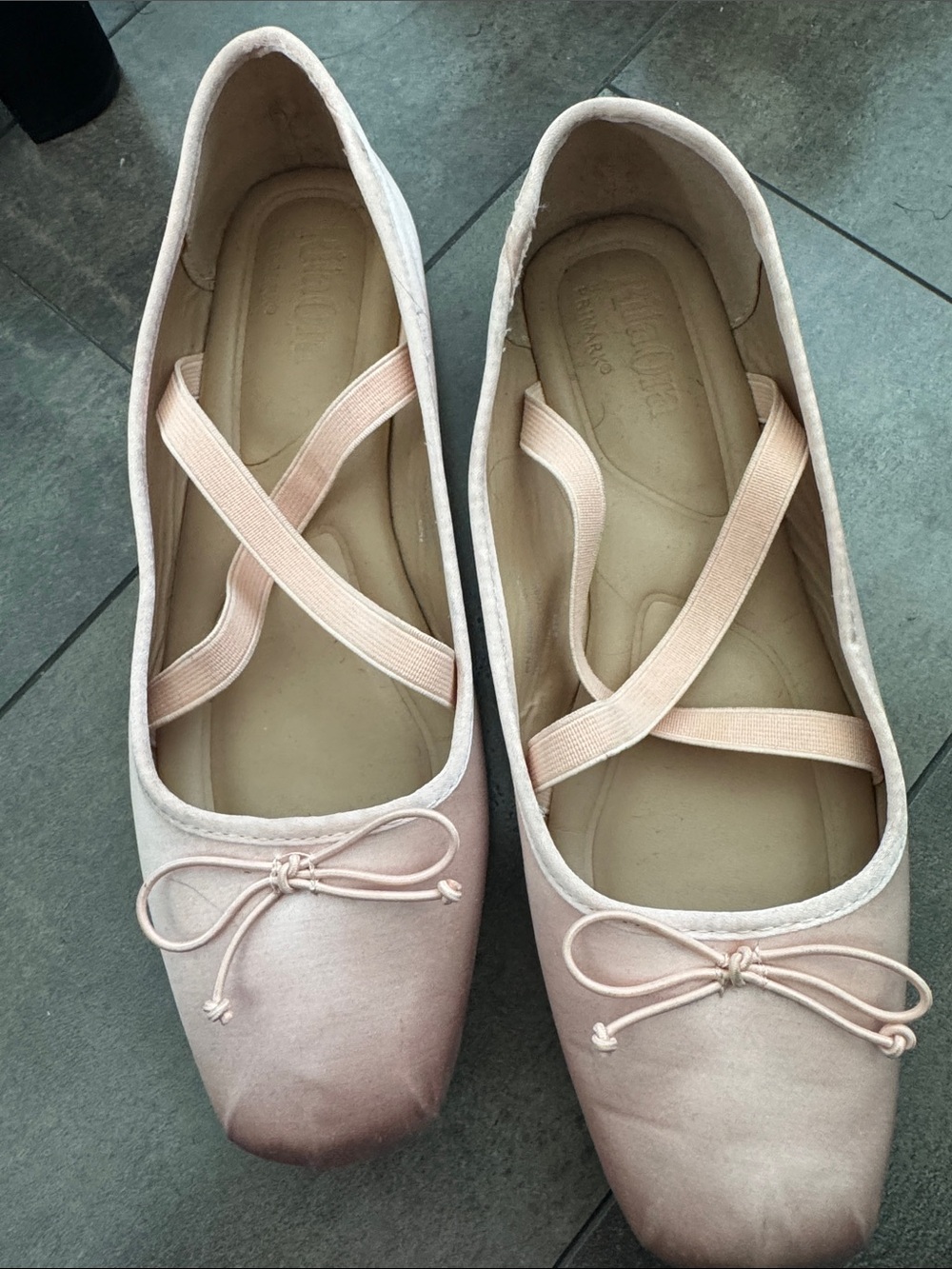 Primark Ballet Flats with Crisscross Straps - Light Pink